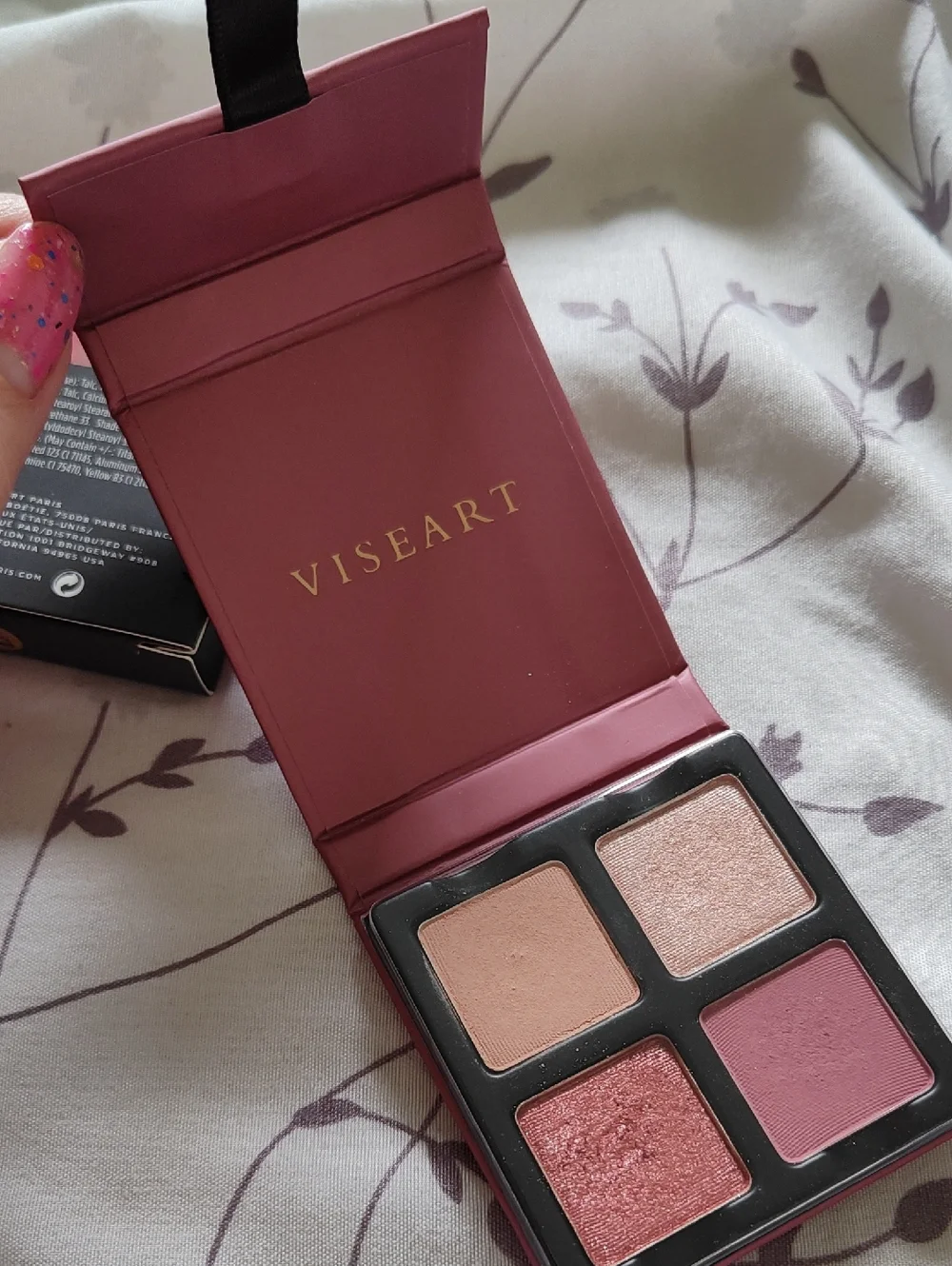 Viseart Petit Fours Framboise Eyeshadow Palette Pink